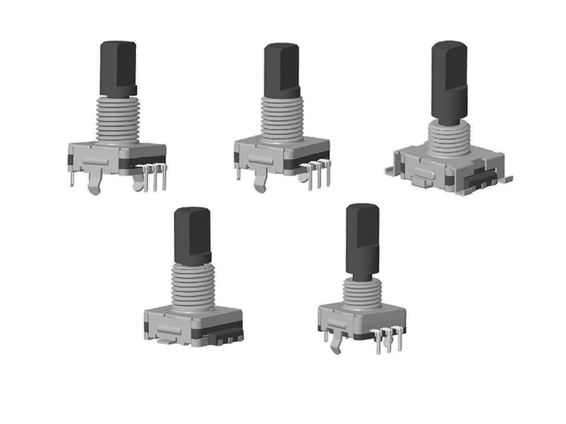 EC1102 Metal Shaft Encoder with Threaded Bushing